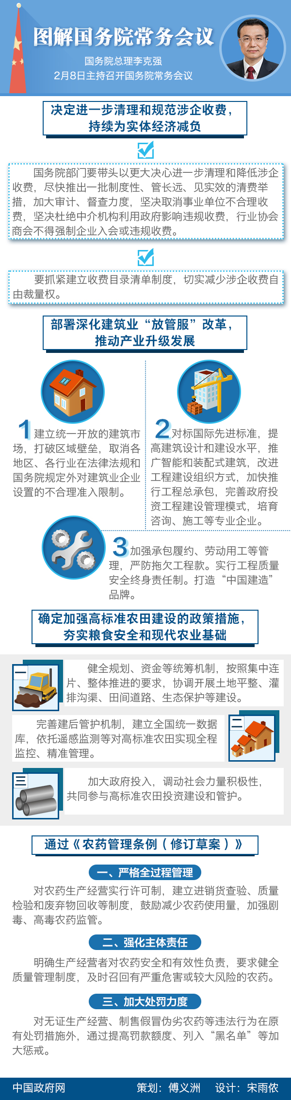 圖解：2017年2月8日國(guó)務(wù)院常務(wù)會(huì)議。 中國(guó)政府網(wǎng)制作