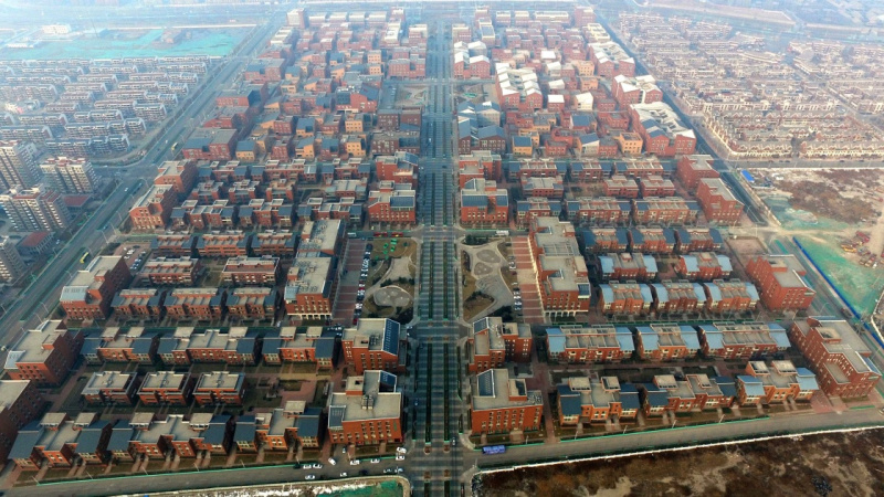 这是天津滨海—中关村科技园核心区（2月15日摄）。