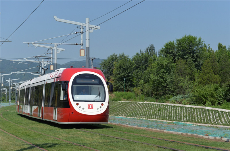 北京首条现代有轨电车线路计划年底通车试运营
