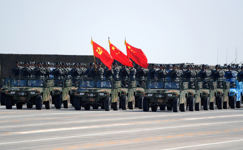庆祝中国人民解放军建军90周年阅兵举行_图片