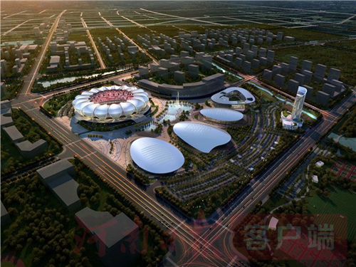 河南省许昌市体育会展中心PPP项目开工兴建