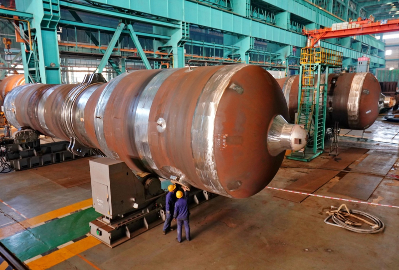 核电出口产品华龙一号核电机组蒸汽发生器完