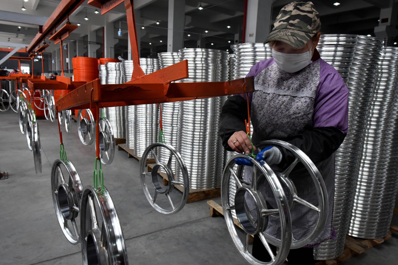浙江武义:共享单车生产忙_图片新闻_中国政府
