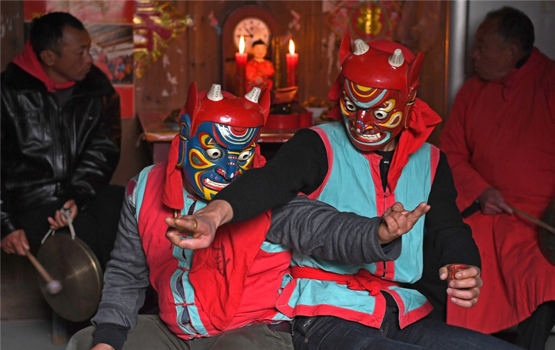 傩舞闹新年