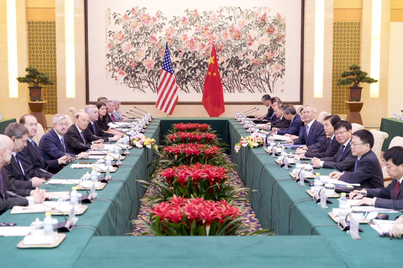中美就两国经贸问题进行磋商