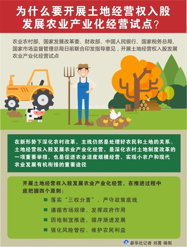 图表：为什么要开展土地经营权入股发展农业产业化经营试点？