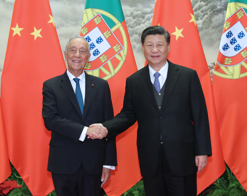 习近平同葡萄牙总统德索萨举行会谈