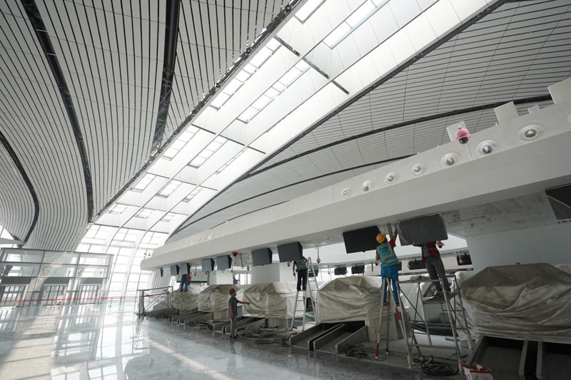北京大兴国际机场航站楼工程进入竣工倒计时