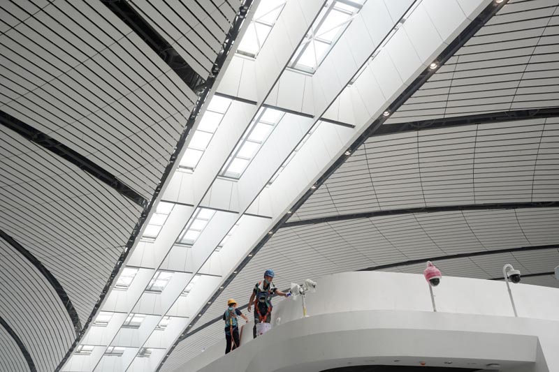 北京大兴国际机场航站楼工程进入竣工倒计时