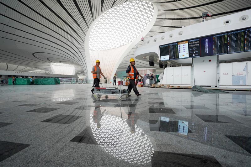 北京大兴国际机场航站楼工程进入竣工倒计时