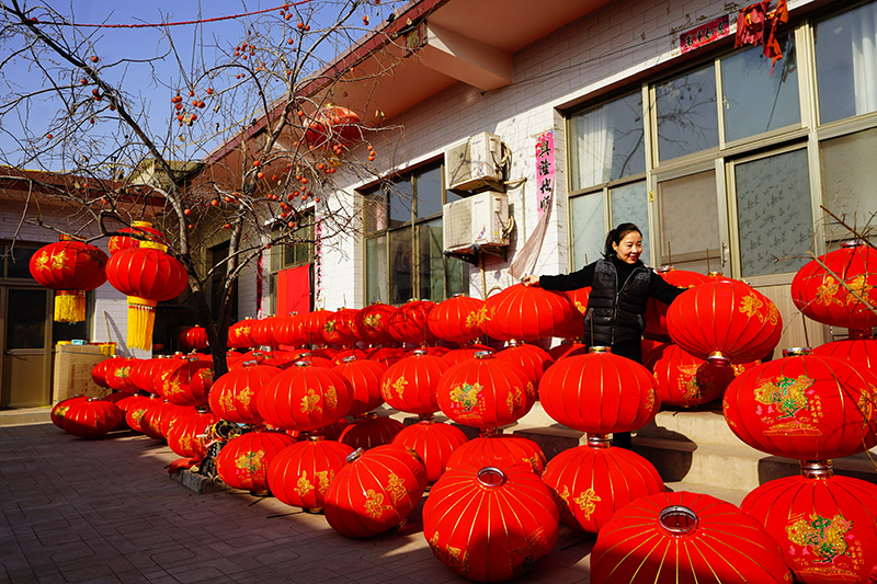 河北任县：赶制灯笼迎春节