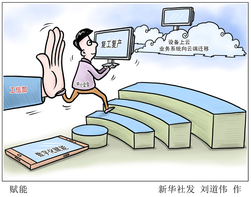 漫画:赋能_漫画新闻_中国政府网