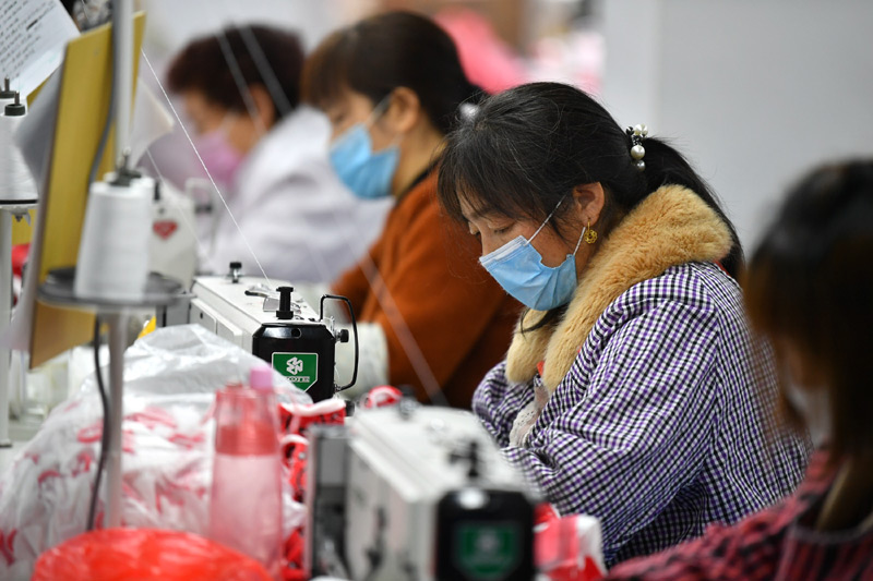陕西石泉社区工厂全面复工