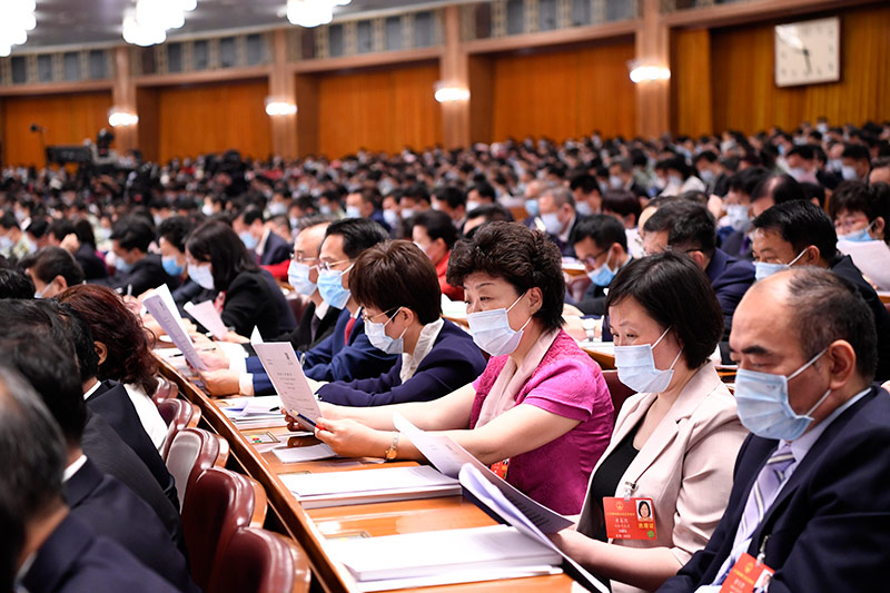 十三届全国人大三次会议在京开幕