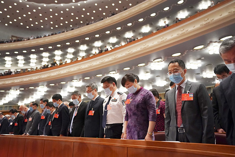 十三届全国人大三次会议在京开幕