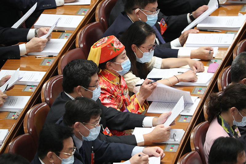 十三届全国人大三次会议在京开幕