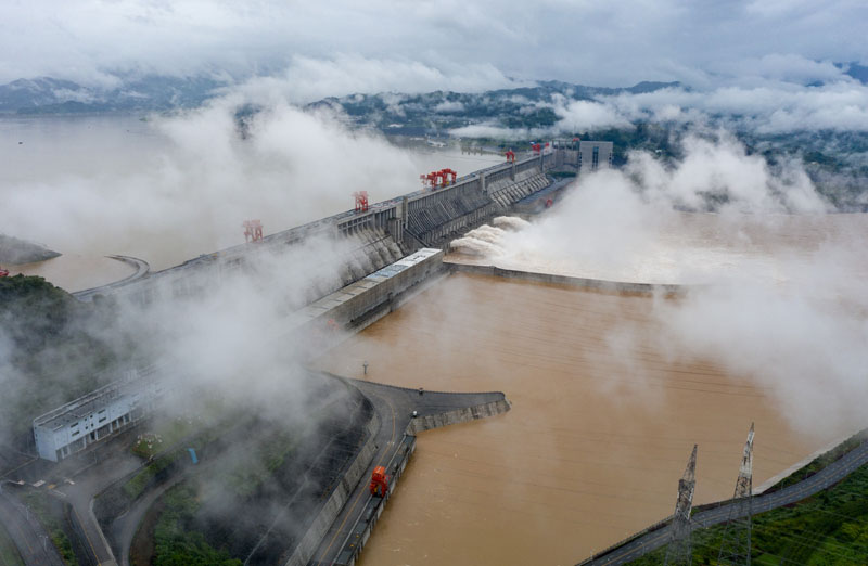 今年入汛以来最大洪水抵达三峡 流量超6万立方米/秒