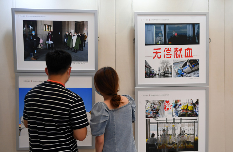 吉林省举行抗疫主题青年作品展
