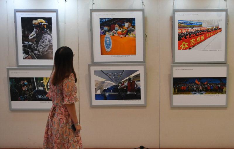 吉林省举行抗疫主题青年作品展