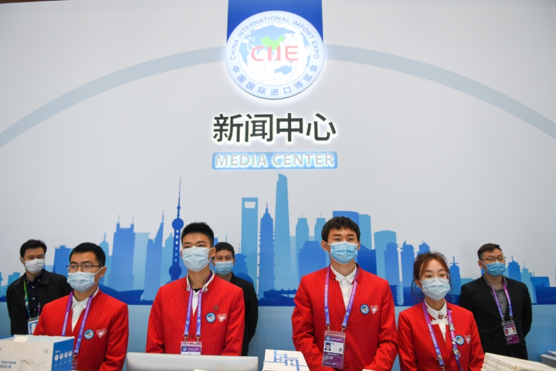 探营第三届进博会新闻中心