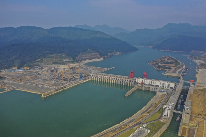 广西大藤峡水利枢纽右岸工程建设进展顺利