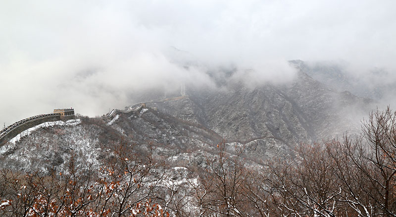 雪后长城美