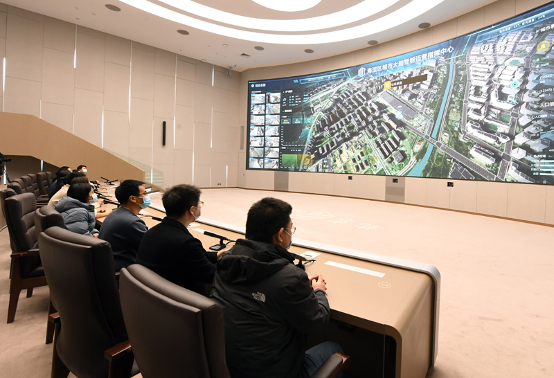 北京:海淀城市大脑智能运营指挥中心投入运行