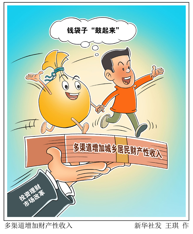 漫画多渠道增加财产性收入