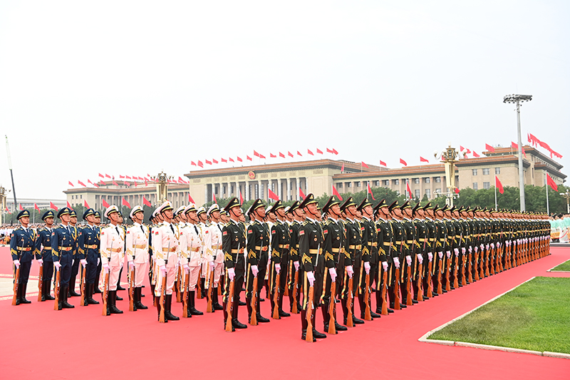 庆祝中国共产党成立100周年大会隆重举行