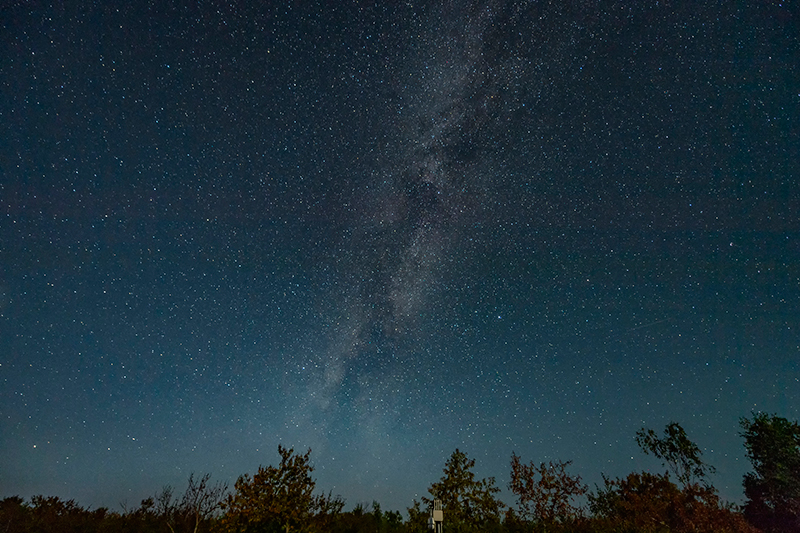 五大连池风景区星空如画