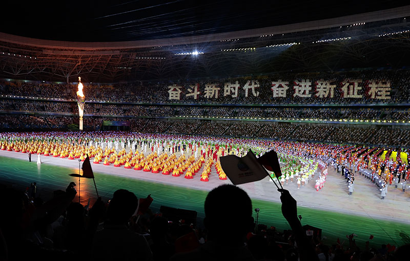 第十四届全运会开幕式在西安举行11
