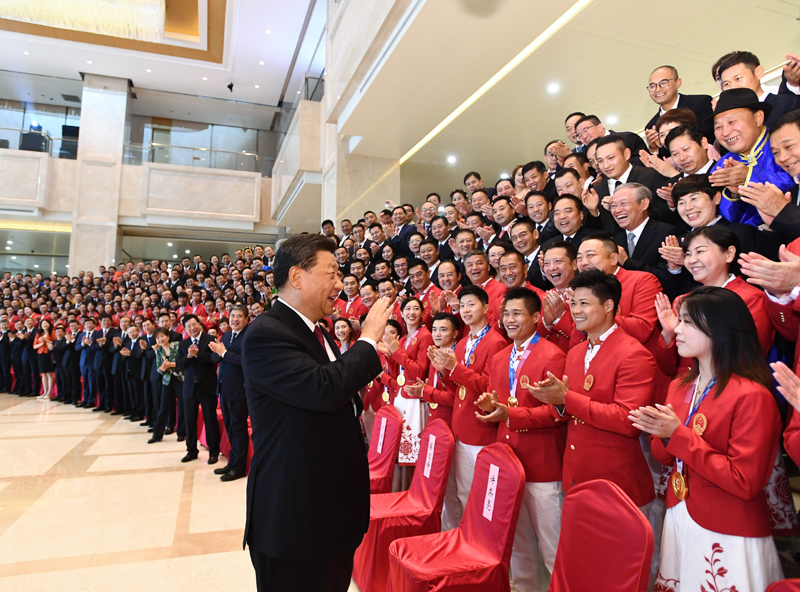  第十四届全国运动会在陕西西安隆重开幕 习近平出席并宣布运动会开幕