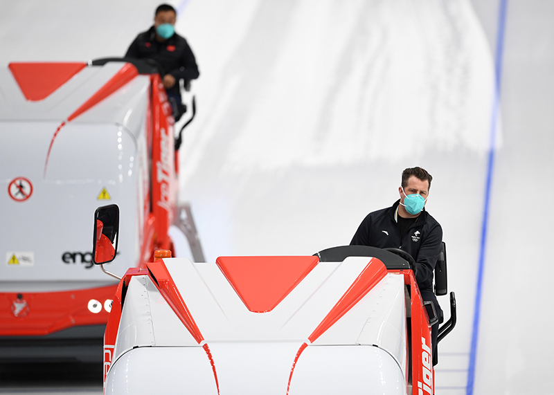 速度滑冰——“相约北京”中国公开赛开赛18