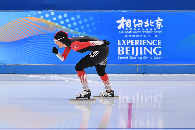 速度滑冰——“相约北京”中国公开赛开赛