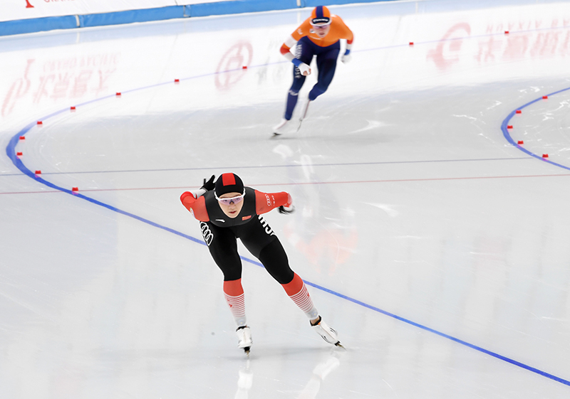速度滑冰——“相约北京”中国公开赛开赛10