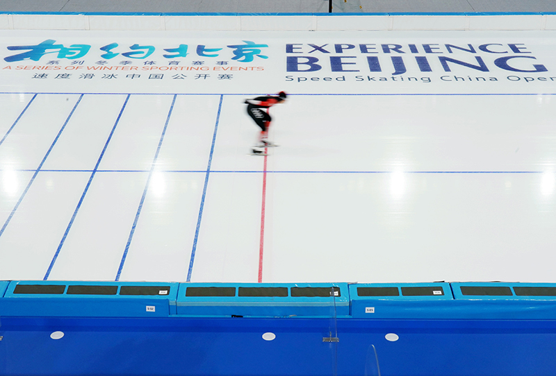 速度滑冰——“相约北京”中国公开赛开赛14