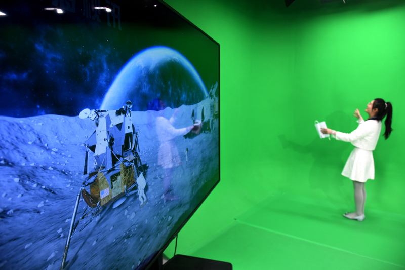 青岛：影博会触摸虚拟 视觉化体验未来