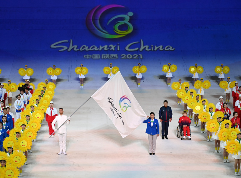全国第十一届残运会暨第八届特奥会开幕式举行7