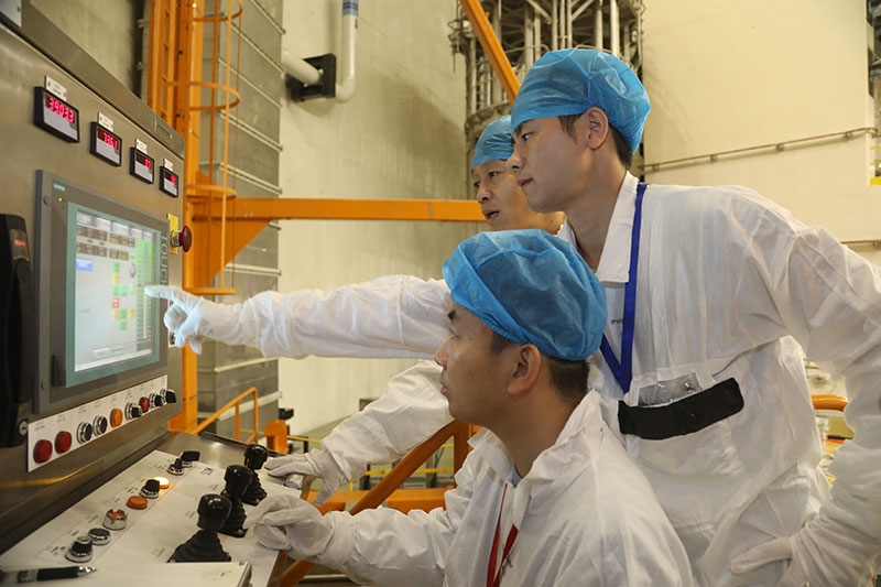 “华龙一号”示范工程第2台机组带核调试