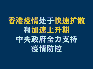 【短视频题图】香港疫情处于快速扩散和加速上升期 中央政府全力支持疫情防控.jpg