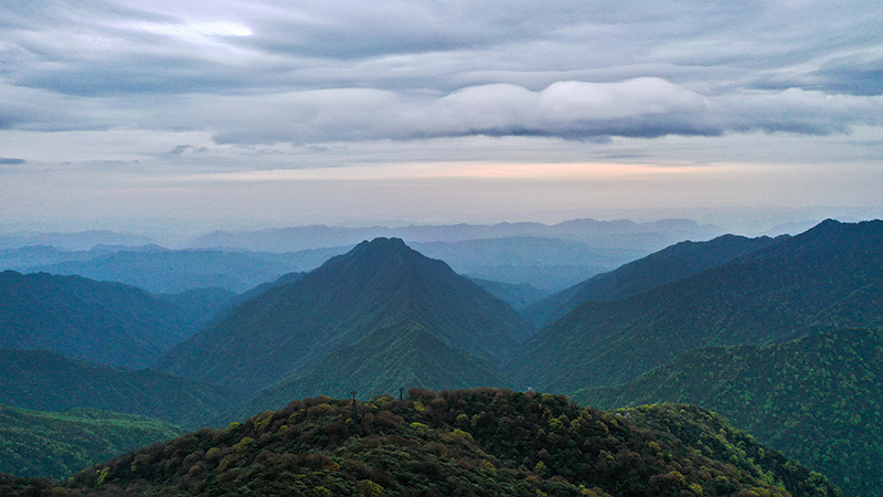 天空之眼瞰贵州梵净山