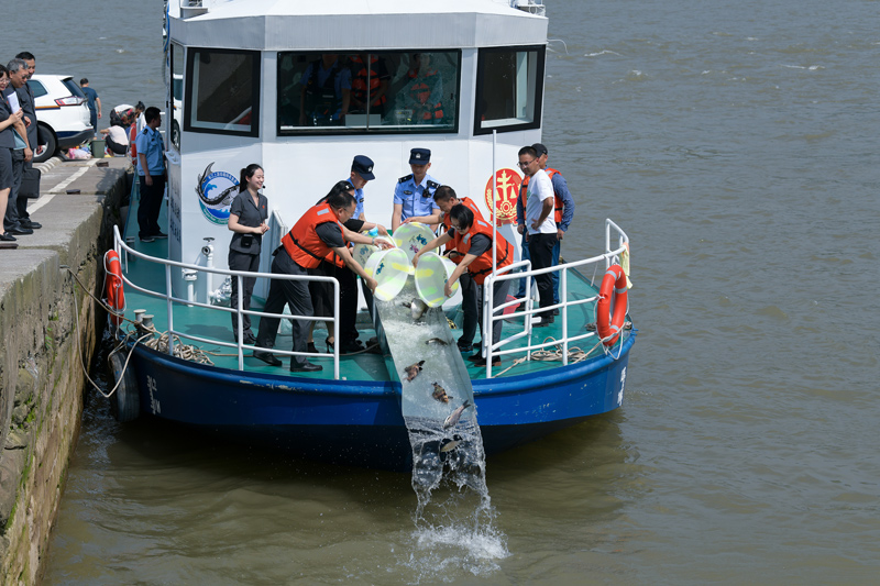 长江首艘鱼类“救护船”在渝启用