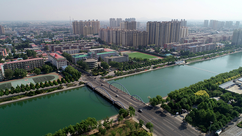 石家庄行唐：引水增绿 打造县域生态风景带