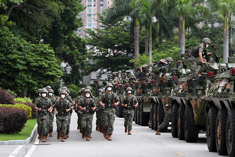 中国人民解放军驻澳门部队第二十三次建制单位轮换工作顺利完成