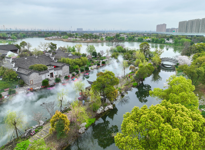 浙江宁波：植物园春花烂漫