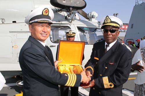 中国海军第十六批护航编队访问纳米比亚_图片