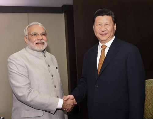 习近平会见印度总理莫迪_图片_新闻_中国政府网
