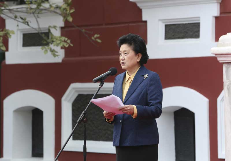 刘延东出席故宫博物院成立90周年庆祝活动 _图
