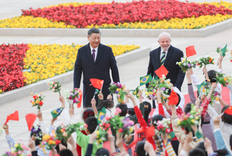 习近平同巴西总统卢拉举行会谈