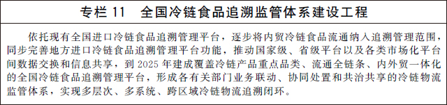 12月12日，国务院办公厅关于印发“十四五”冷链物流发展规划的通知。